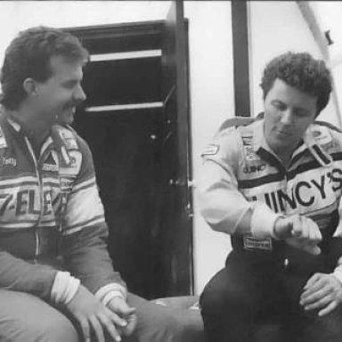 Kyle Petty and Alan Kulwicki