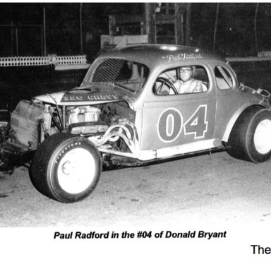 Paul Radford in Donald Bryants Car