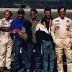 Drivers at Daytona test
