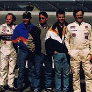 Drivers at Daytona test