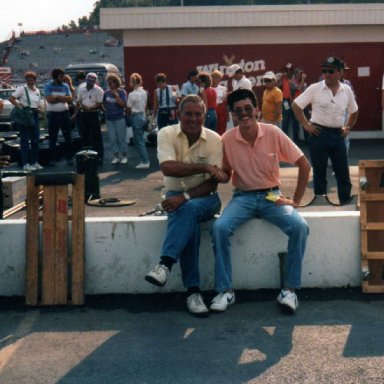 Me and David Pearson at Bristol