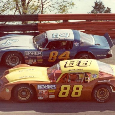 Mike Eddy #88 and #84 Bob Senneker