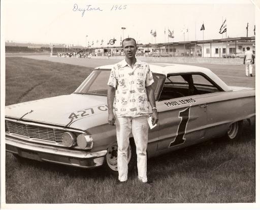 Paul Lewis, Daytona, 1965 - Gallery - Paul Lewis | racersreunion.com