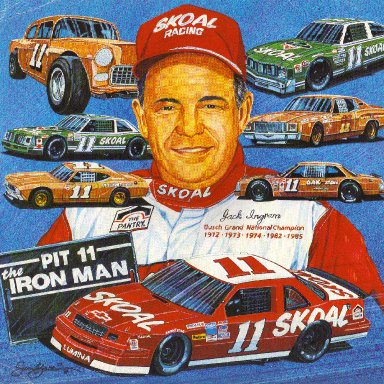 Jack Ingram retirement card