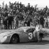 Gary Balough gets set to race Billy Harvey s car in the Cracker 200