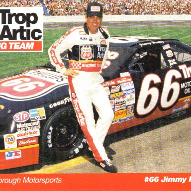 1992 #66 Jimmy Hensley Phillips 66 T-Bird