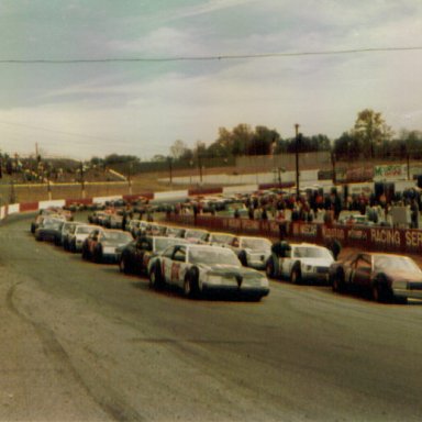 Starting Grid for '81 Bobby Isaac Memorial