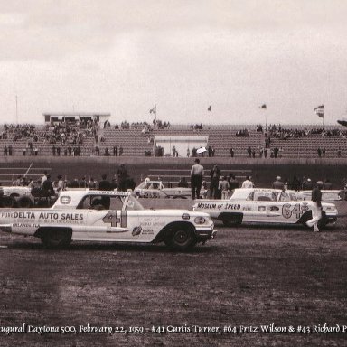 Curtis Turner, Fritz Wilson, Richard Petty 1959