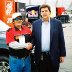 Lee Roy Mercer & NASCAR President Mike Helton