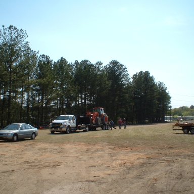 BIG Tractor Arrival/Columbia Speedway Cleanup