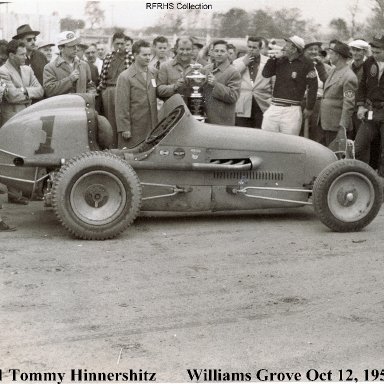 #1 Tommy Hinnershitz Williams Grove 1952