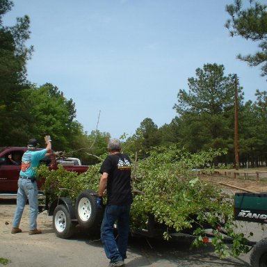 Larry Wiles and Wayne Wilson/Columbia Speedway Cleanup