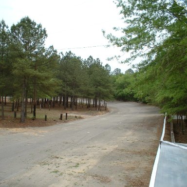 View of Turn 1 from Flagstand/Columbia Speedway