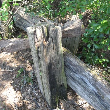 Old Wood Guardrail..Columbia Spdwy