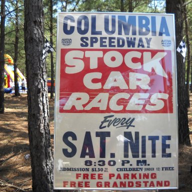 Display at Cayce Museum Infield Tent