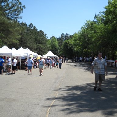 Vendors front Straightaway/Columbia Speedway