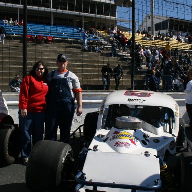 Pam & Jeff Tate during Pit Party at Shoot out 2007