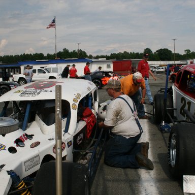 Jerry after hot laps