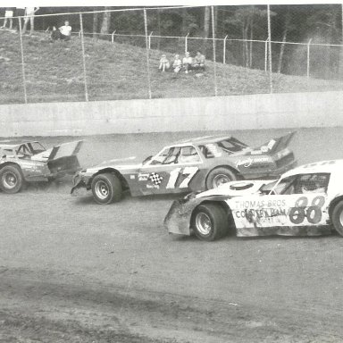 Monk at Log Cabin Speedway