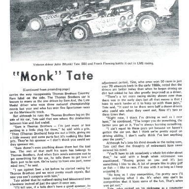 Monk and Frank Flemming battling on dirt