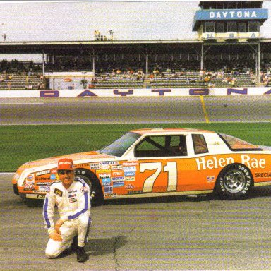 1986 #71 Dave Marcis Helen Rae