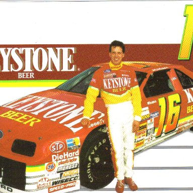 1993 #16 Wally Dallenbach Keystone Beer