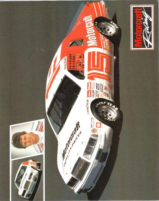 1985 #15 Ricky Rudd Motorcraft - Gallery - Thomas K. Craig ...