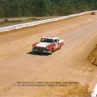 Car #40 of Johnny Mackinson