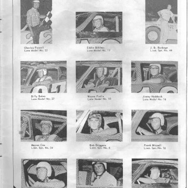 Summerville Speedway 69 p19 Late Model & Ltd Sp drivers