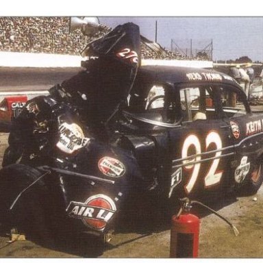 Fonty Flock driven HerbThomas car sept 1957