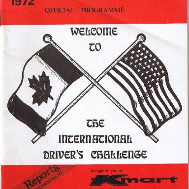 IDC. Programme cover 1972.