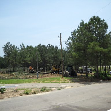 Looking toward Turn 1 and 2, Columbia Speedway