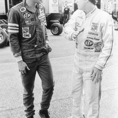 Bill Elliott & Ricky Rudd 1982 southern 500