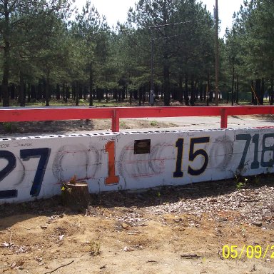 Columbia Speedway Wall