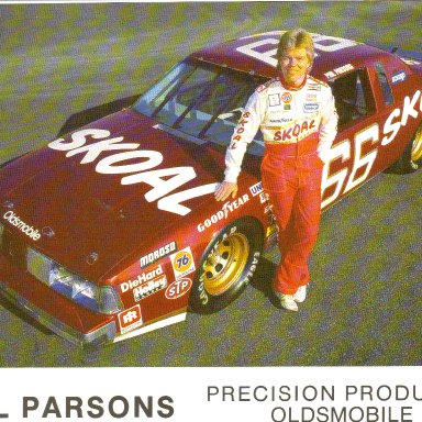 1986 #66 Phil Parsons Skoal