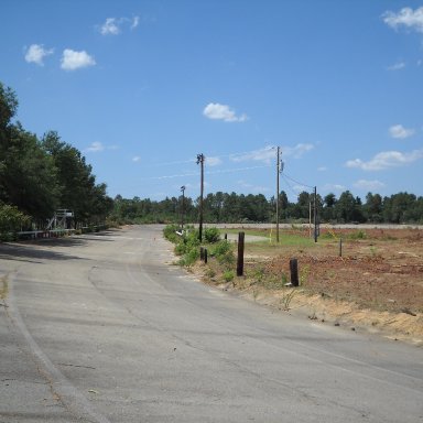 Looking toward Turn 4
