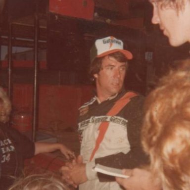 Darrell Waltrip with fans