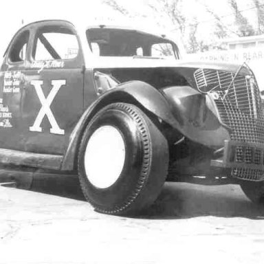 A '37 Ford coupe owned and built by Miami's Teddy LaFleur in the early '60s