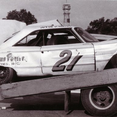 1964 Junior Johnson Southern 500 crash