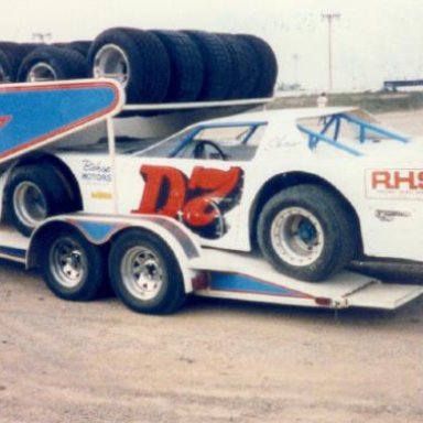 Jerry Inmon on the trailer