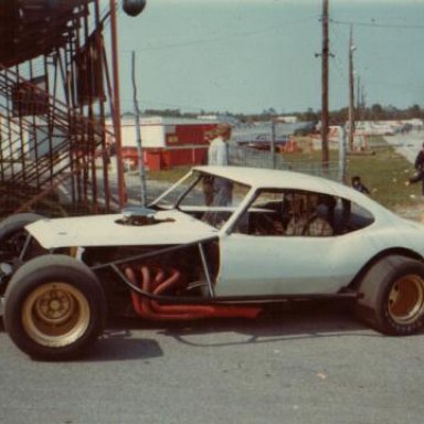 1973WhiteCorvairFred Harbach in a new, unmarked Camaro