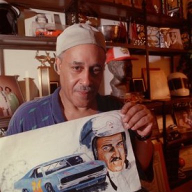 Wendell Jr.-Poster of his Dad Wendell Scott-34