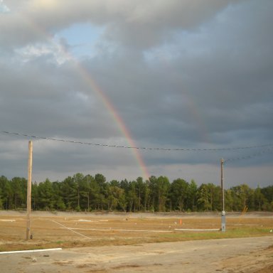 2 Rainbows at Columbia Speedway