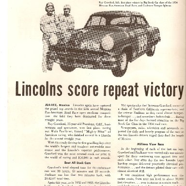 FOR THE LINCOLN  FANS