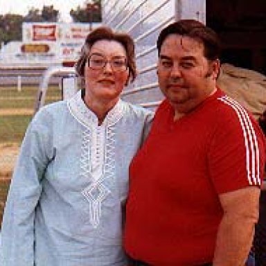 Eddy and Bernita Stafford at Hickory 1984