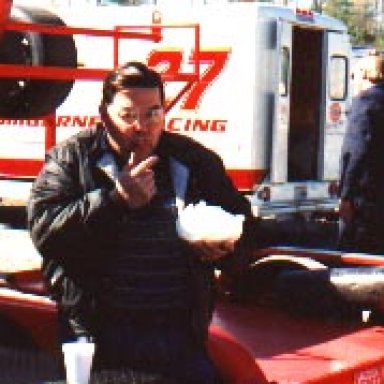 Eddy in the Pits at Hickory 1980s