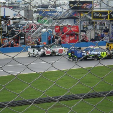 Jimmy and Junior at the spring race