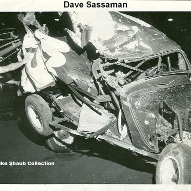 #777 Dave Sassaman crash