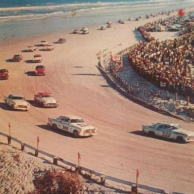 daytona beach race course in 1955