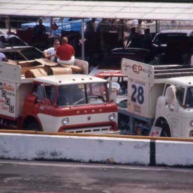 Wood Brothers and Holman-Moody haulers